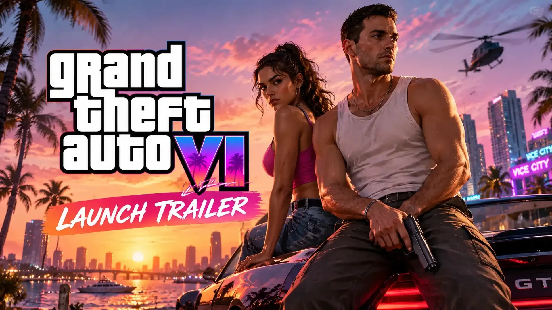 تریلر جدید GTA 6 با حضور جیسون و لوسیا در Vice City
